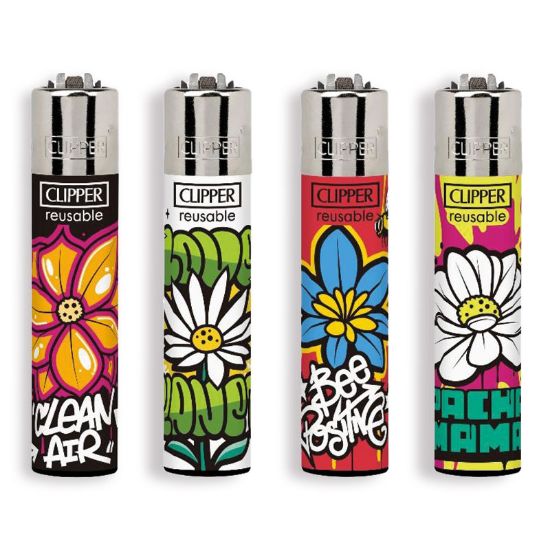 Picture of ACCENDINO CLIPPER PIETRINA 48pz SPRING GRAFFITI + LB