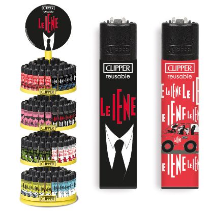 Immagine di ACCENDINO CLIPPER PIETRINA 192pz EXPO LE IENE MIX