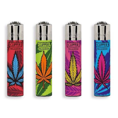 Immagine di ACCENDINO CLIPPER MINI PIETRINA 48pz FRESH WEED + LB