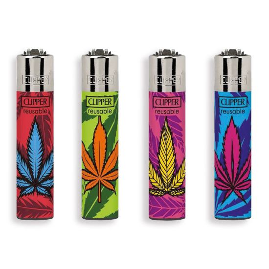 Immagine di ACCENDINO CLIPPER MINI PIETRINA 48pz FRESH WEED + LB