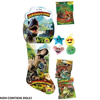 Immagine di CALZE BEFANA GIOCHI 1pz - DINO 2026