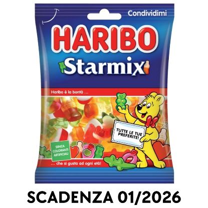 Picture of HARIBO BUSTA MINI STARMIX 60g 10pz (SC.01/2026)