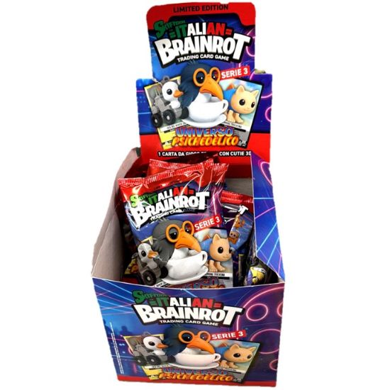 Picture of GIOCHI BRAINROT Flowpack 3D+1card promo Serie Alpha -Universo psichedelico