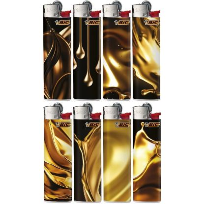 Immagine di ACCENDINO BIC MEDIO J23 PIETRINA 50pz GOLDEN LIQUID