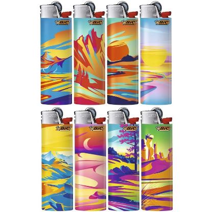 Picture of ACCENDINO BIC MAXI J26 PIETRINA 50pz LANDSCAPES