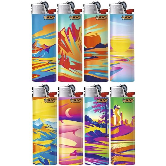 Picture of ACCENDINO BIC MAXI J26 PIETRINA 50pz LANDSCAPES