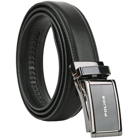 Immagine di CINTURA UOMO POLICE NERO H.3,2cm SGANCIO RAPIDO 1pz SCATOLA REGALO