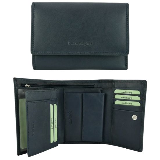 Picture of PORTAFOGLIO DONNA BIAGIOTTI NAVY 1pz VERA PELLE