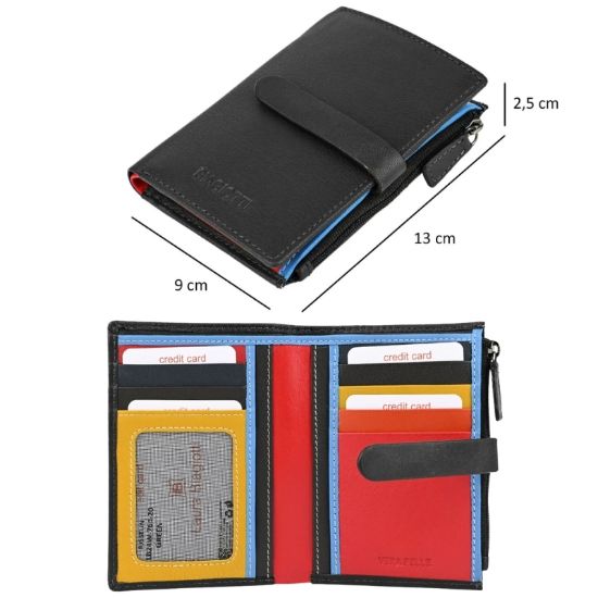 Picture of PORTAFOGLIO BIAGIOTTI NERO 1pz VERA PELLE