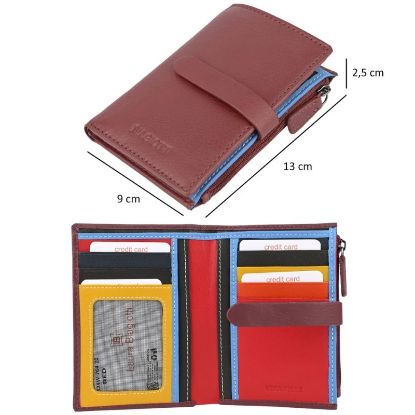 Picture of PORTAFOGLIO BIAGIOTTI ROSA ANTICO 1pz VERA PELLE