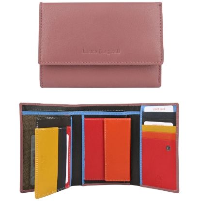 Picture of PORTAFOGLIO DONNA BIAGIOTTI ROSA ANTICO 1pz VERA PELLE