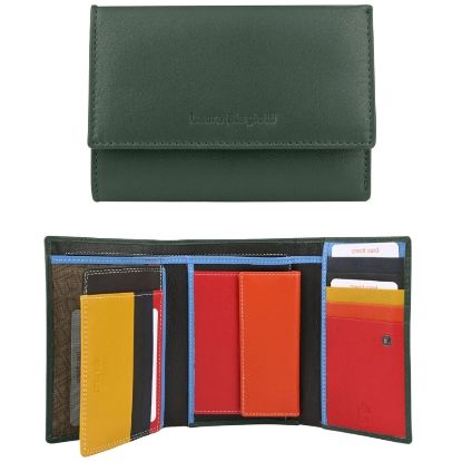 Picture of PORTAFOGLIO DONNA BIAGIOTTI VERDE 1pz VERA PELLE