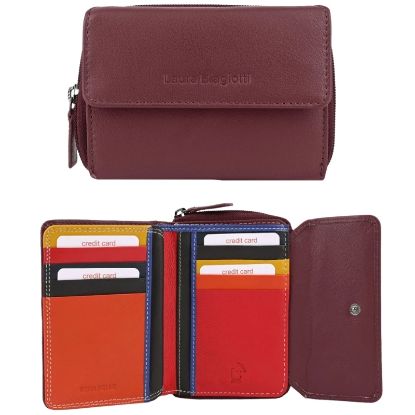 Picture of PORTAFOGLIO DONNA BIAGIOTTI BORDEAUX 1pz VERA PELLE