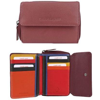 Picture of PORTAFOGLIO DONNA BIAGIOTTI ROSA ANTICO 1pz VERA PELLE