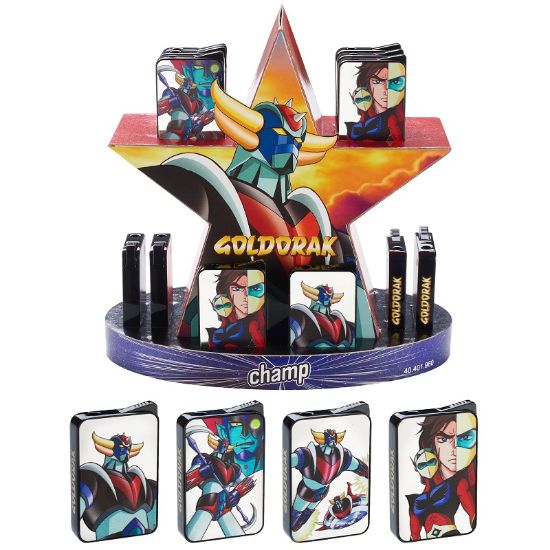 Picture of ACCENDINO CHAMP ELETTRONICO METAL 12pz GOLDORAK