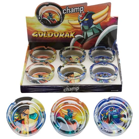 Picture of PORTACENERE DA TAVOLO EXPO 6pz VETRO GOLDORAK