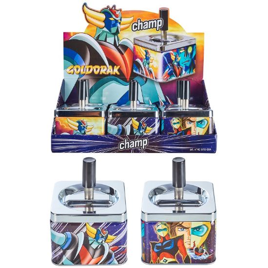 Immagine di PORTACENERE DA TAVOLO EXPO 6pz PUSH GOLDORAK