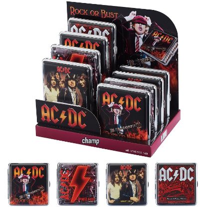 Picture of PORTASIGARETTE EXPO 12pz CHAMP METAL AC/DC - 20sigarette