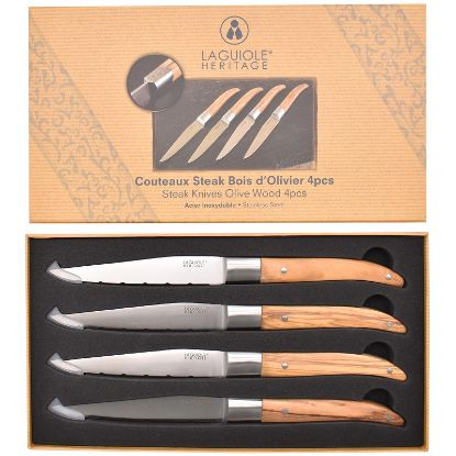 Immagine di LAGUIOLE COLTELLI OLIVE 1x4pz
