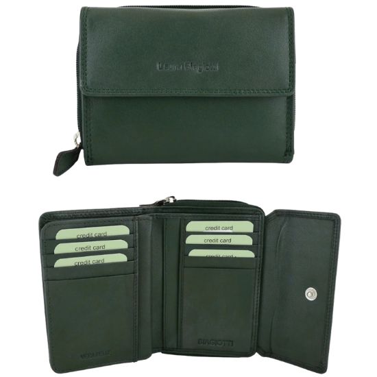 Picture of PORTAFOGLIO DONNA BIAGIOTTI VERDE 1pz VERA PELLE