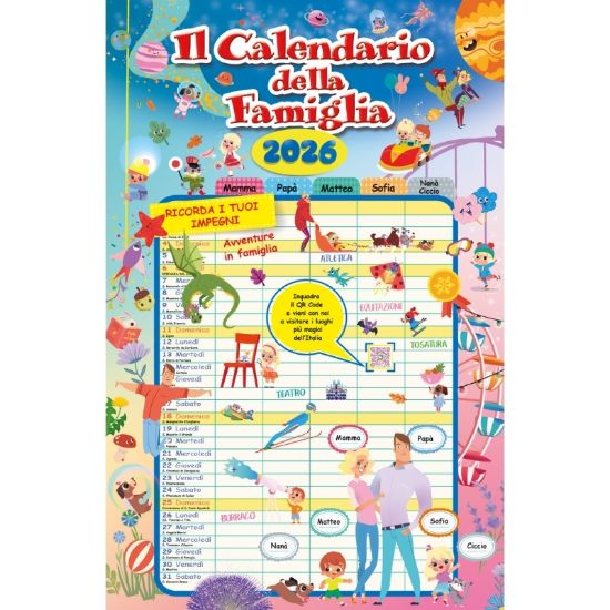 Picture of CALENDARI DELLA FAMIGLIA 1pz 2026