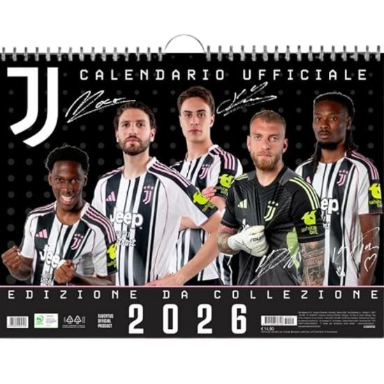 Immagine di CALENDARI UFFICIALE JUVENTUS 1pz ORIZZONTALE 2026