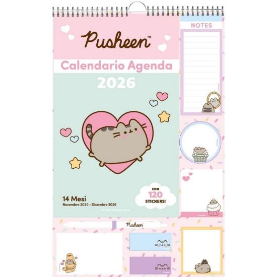 Immagine di CALENDARI AGENDA PUSHEEN CON PENNA 1pz 2026
