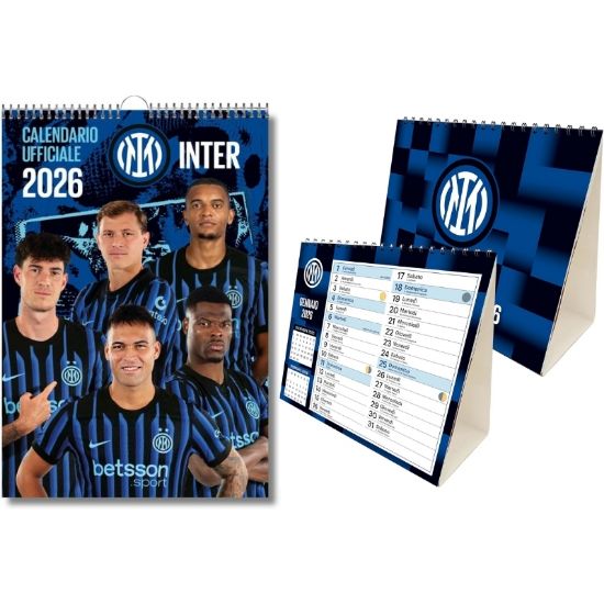 Picture of CALENDARI UFFICIALE INTER 1pz VERTICALE + TAVOLO 2026