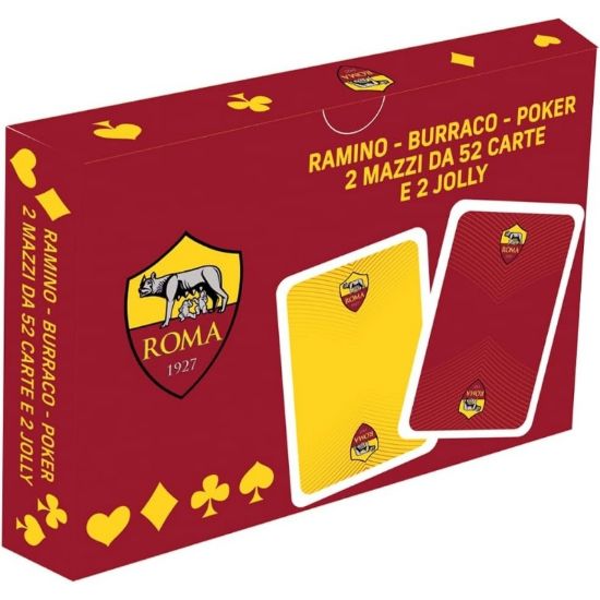Picture of CARTE DA GIOCO RAMINO CALCIO ROMA 1pz RAMINO / POKER