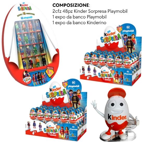 Immagine di FERRERO KIT OVETTO SORPRESA 96pz + EXPO DA BANCO +  - PR2025