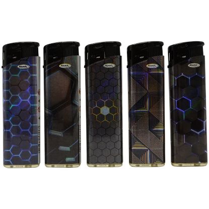 Immagine di ACCENDINO ATOMIC ELETTRONICO 50pz HOLOGRAPHIC OCTAGON
