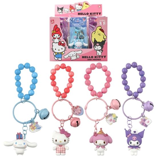 Picture of GIOCHI DISPLAY YUME HELLO KITTY KEYCHAIN 12pz