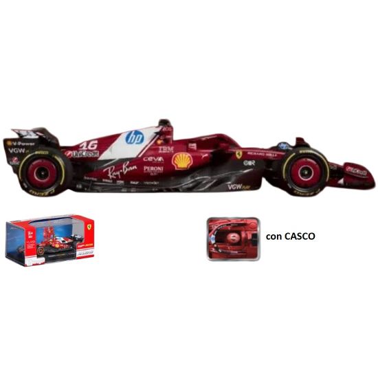 Immagine di GIOCHI AUTO 1:   FERRARI SF25 HAMILTON HELMET 1pz BBURAGO