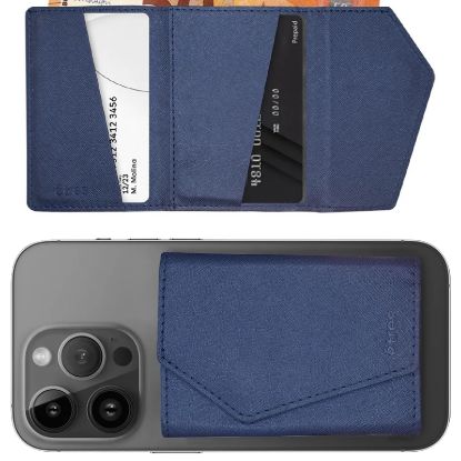 Immagine di PORTAFOGLIO UNISEX 1pz ETRES2 SMART EASY SAFFIANO BLU + SCATOLA REGALO E BORSA