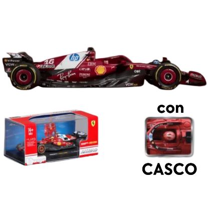 Immagine di GIOCHI AUTO 1:   FERRARI SF25 LECLERC HELMET 1pz BBURAGO