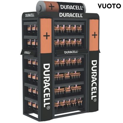 Picture of ESPOSITORE BATTERIE DA BANCO XS 96ganci DURACELL (acquistando 650euro)