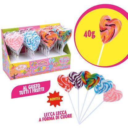 Immagine di JOY LOLLIPOP CUORE 24pz - JOYGUM