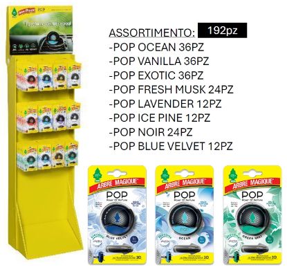 Immagine di DEODORANTE AUTO ARBRE MAGIQUE POP EXPO 192pz ASS.