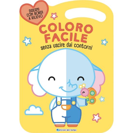 Picture of GIUNTI LIBRI COLORO FACILE - ELEFANTE - MATITONE