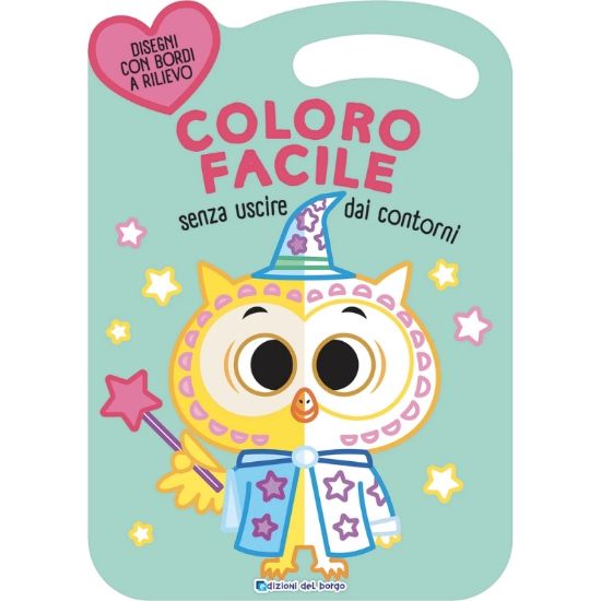 Immagine di GIUNTI LIBRI COLORO FACILE - GUFO - MATITONE