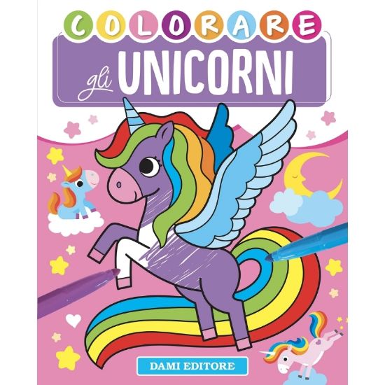 Immagine di GIUNTI LIBRI COLORARE GLI UNICORNI - MATITONE