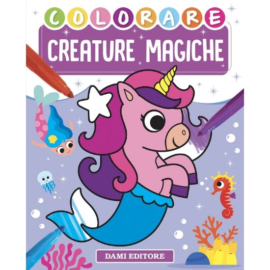 Immagine di GIUNTI LIBRI COLORARE CREATURE MAGICHE - MATITONE