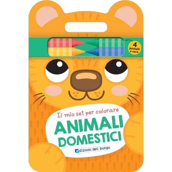 Picture of GIUNTI LIBRI ANIMALI DOMESTICI - MIO SET PER COLORARE - MATITONE
