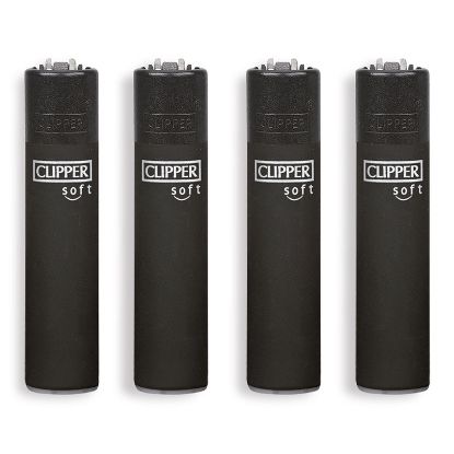 Immagine di ACCENDINO CLIPPER PIETRINA 48pz BLACK SOFT