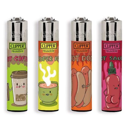 Picture of ACCENDINO CLIPPER PIETRINA 48pz HOT SENTENCES+LB