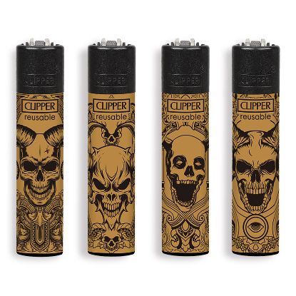 Immagine di ACCENDINO CLIPPER PIETRINA 48pz LAUGHTER IN DARK