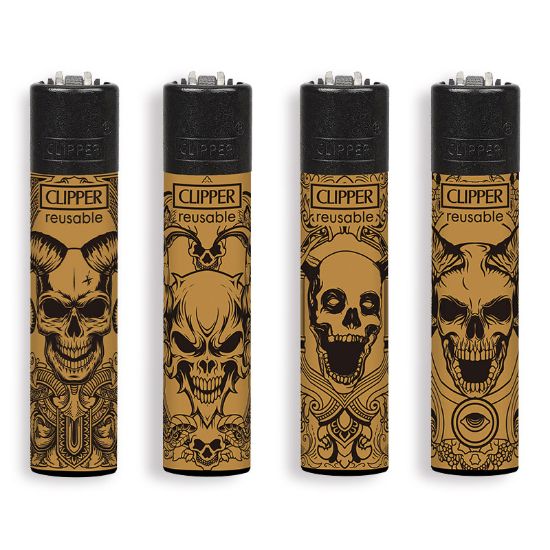 Immagine di ACCENDINO CLIPPER PIETRINA 48pz LAUGHTER IN DARK