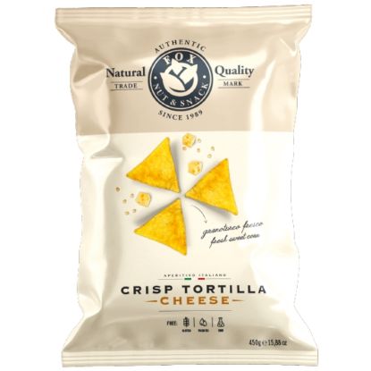 Picture of PATATINE TORTILLAS 450gr 6pz FORMAGGIO - aperitivo