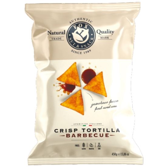 Picture of PATATINE TORTILLAS 450gr 6pz BARBECUE - aperitivo