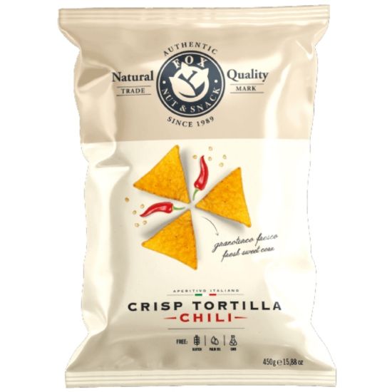 Picture of PATATINE TORTILLAS 450gr 6pz CHILI - aperitivo